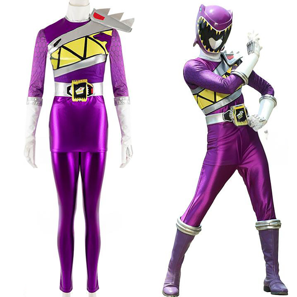 Power Rangers Dino Charge Dino Charge Purple Ranger Cosplay Costume